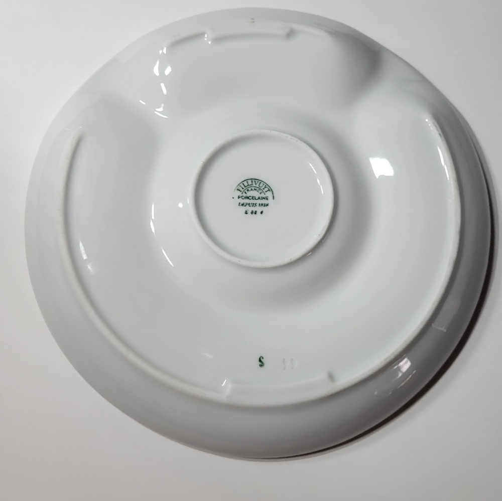 Artichoke Serving Platter Pillivuyt France Porcelain Embossed Artichoke Plate - Picture 5 of 8